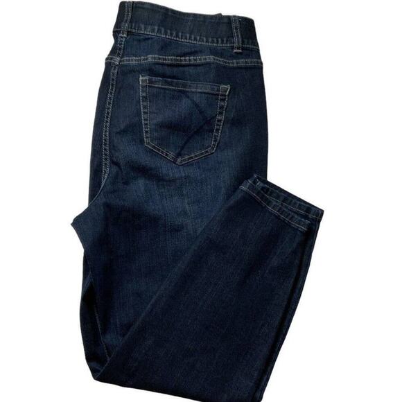 Lane Bryant Skinny Tummy Technology Jeans Women's Plus Size 16 Dark Wash Denim - Picture 3 of 11